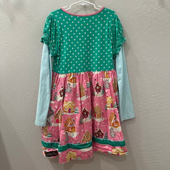 Matilda Jane Gingerbread Village Christmas Holiday Dress - Picture 7 of 10